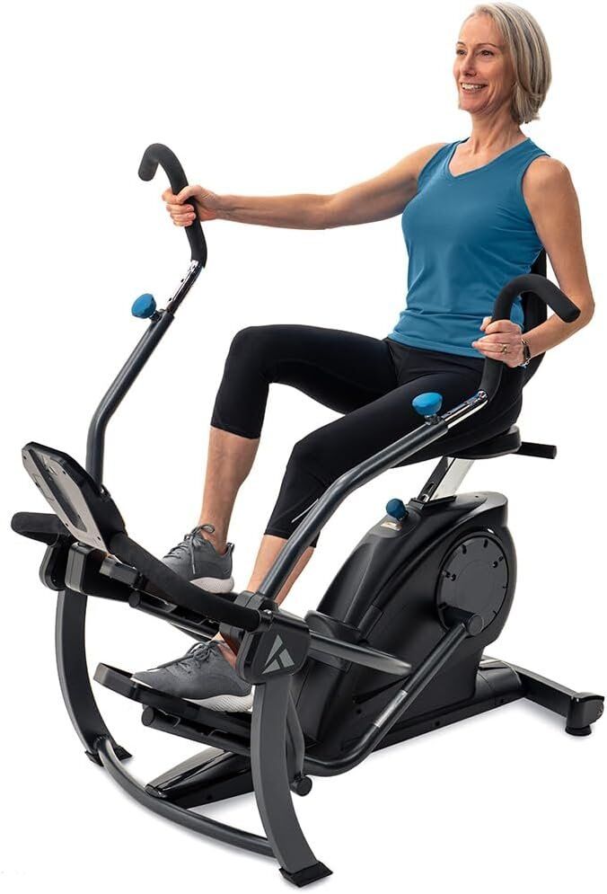 FreeStep LT3 Recumbent Cross Trainer Stepper - Zero-Impact Exercise w/Patented Physical The