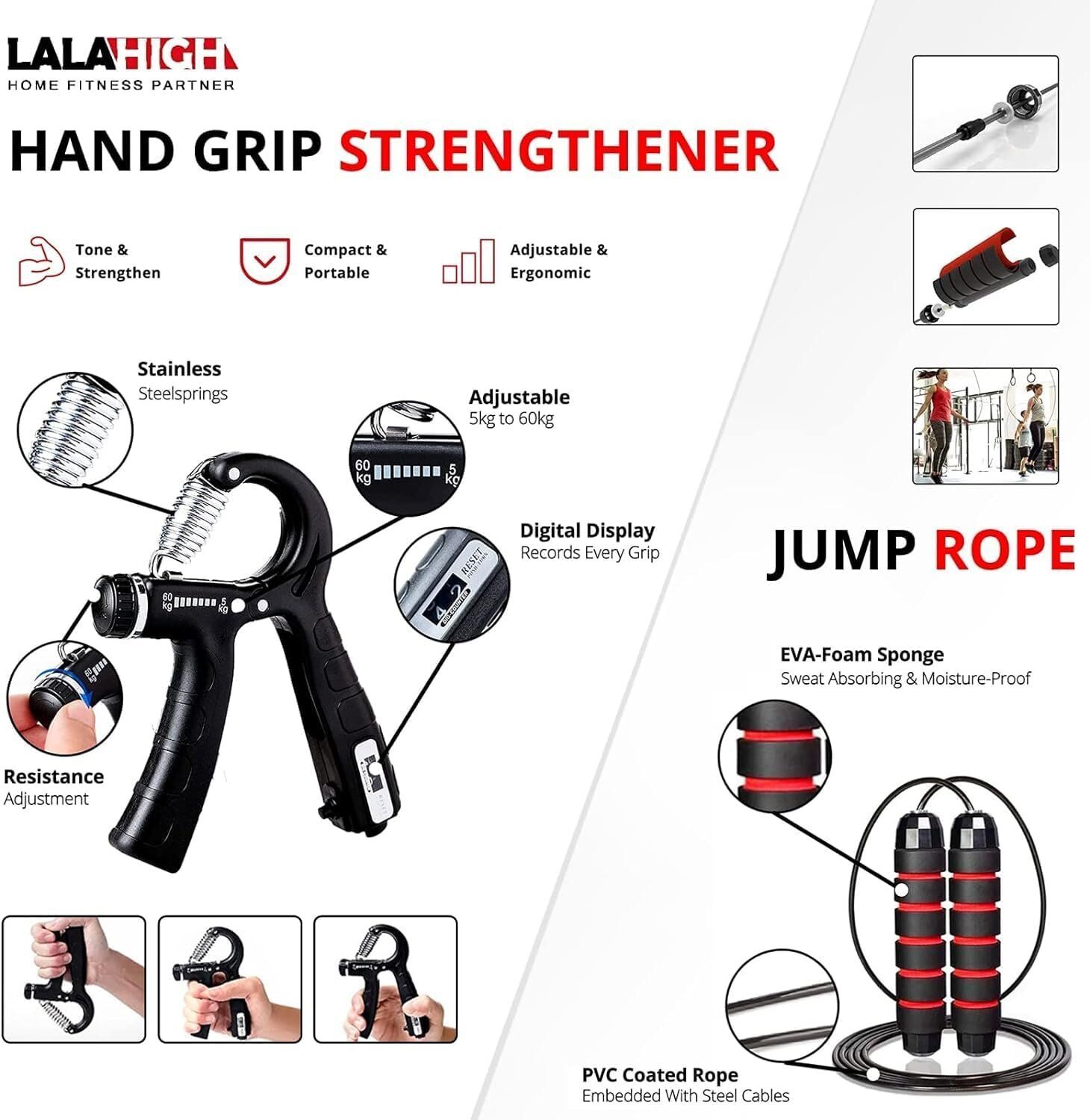LALAHIGH Portable Home Gym System - Image 4