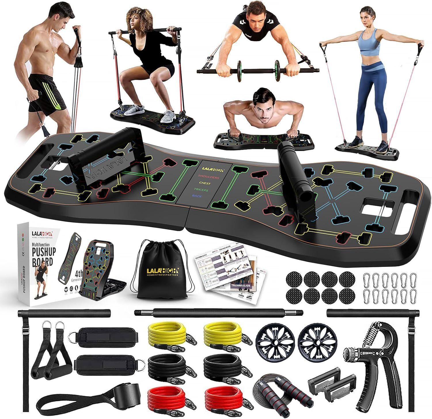 LALAHIGH Portable Home Gym System